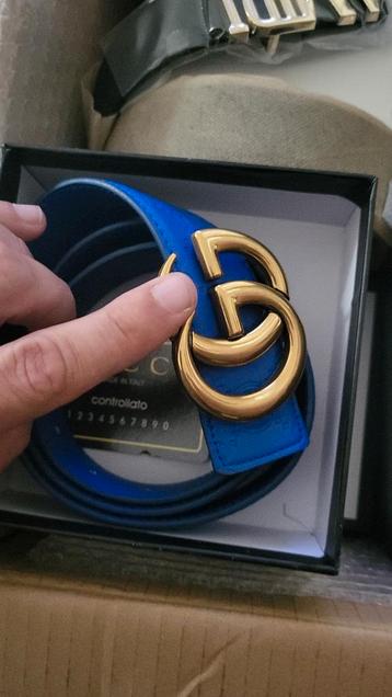 Riem blauw Gucci  beschikbaar voor biedingen