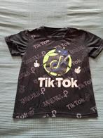 Shirtje tik tok maat 128, Ophalen of Verzenden, Zo goed als nieuw, Jongen of Meisje, Shirt of Longsleeve