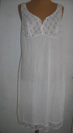 vintage onderjurk maat: large, Ophalen of Verzenden, Wit, Overige typen