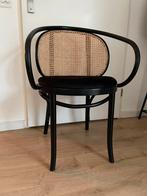 Thonet Stijl Stoel - Zwart met Rotan, Huis en Inrichting, Stoelen, Ophalen, Hout, Gebruikt, Zwart