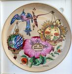 Hütschenreuther sterrenbeeld sier wandbord weegschaal, Antiek en Kunst, Antiek | Wandborden en Tegels, Ophalen of Verzenden