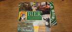 Leuk boek over bier en een Heineken map, Ophalen, Gebruikt
