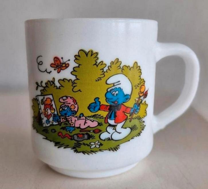 Arcopal Beker De Smurfen, Verzamelen, Smurfen, Zo goed als nieuw, Gebruiksvoorwerp, Verschillende Smurfen, Ophalen of Verzenden