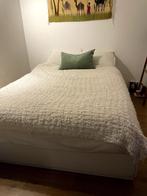 Ikea NORDLI bed 160x200cm, Huis en Inrichting, Ophalen, Wit, Tweepersoons, Zo goed als nieuw