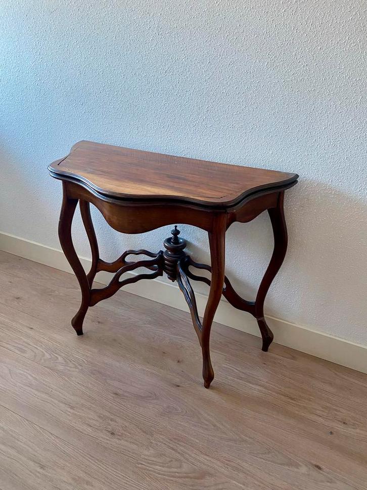 Antiek Louis XV Kaarttafeltje, Antiek en Kunst, Antiek | Meubels | Tafels, Ophalen of Verzenden