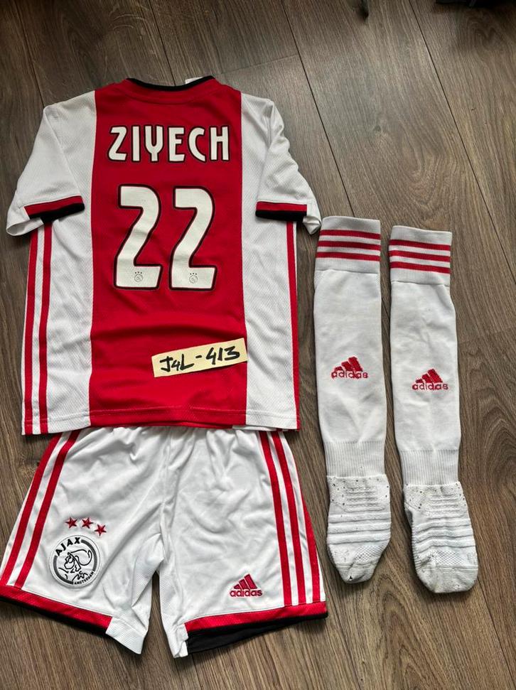 Ajax tenue Ziyech, 19/20 Adidas, afca fside tdk 020 34, Sport en Fitness, Voetbal, Zo goed als nieuw, Shirt, Verzenden
