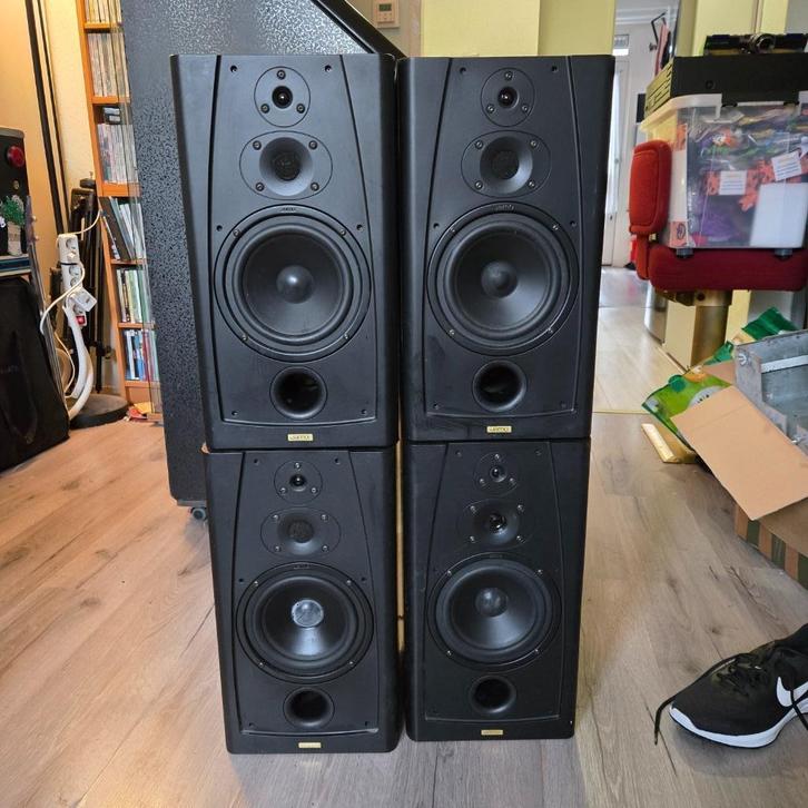 speakers en versterker., Audio, Tv en Foto, Luidsprekers, Gebruikt, Overige typen, 60 tot 120 watt, Jamo, Ophalen