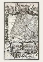 Grote landkaart van Delft / Delfland / Westland eo uit 1675, Ophalen of Verzenden, 1800 tot 2000, Wereld, Landkaart