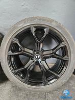 6-7mm! Originele BMW X5 X6 G05 G06 Style 741M 21 inch zwarte, Auto-onderdelen, Banden en Velgen, Gebruikt, 275 mm, Banden en Velgen