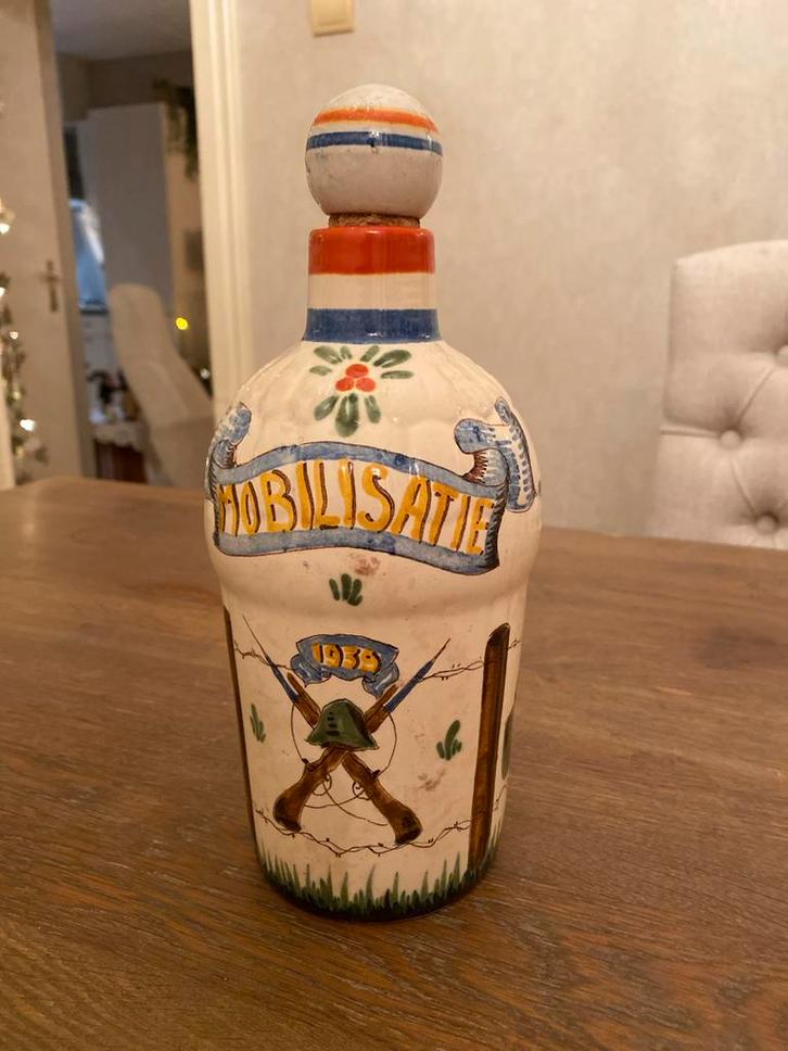 Antieke Mobilisatie kruik  Cooymans en Zoon  1939, Verzamelen, Militaria | Tweede Wereldoorlog, Overige soorten, Overige typen