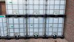 IBC vloeistoftank regenton slowfeeder houtkrat, Tuin en Terras, Regentonnen, Ophalen, Zo goed als nieuw