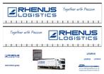 Vrachtauto decal 1:50 Rhenus Logistics ( trailer ), Hobby en Vrije tijd, Verzenden, Nieuw, Bus of Vrachtwagen, Overige merken