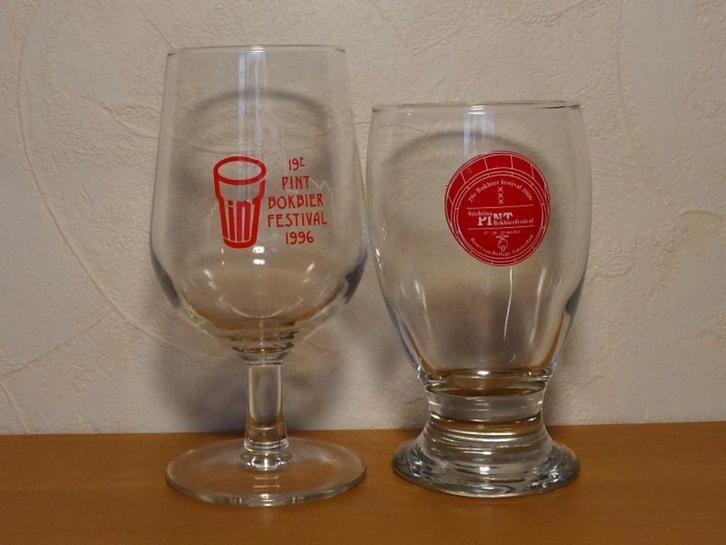 Pint bierfestival glazen, Verzamelen, Biermerken, Zo goed als nieuw, Glas of Glazen, Overige merken, Ophalen of Verzenden