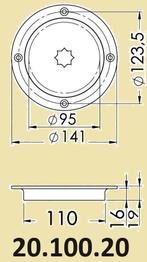 RVS inspectieluiken Ø95 mm. Prijzen vanaf € 66,95., Watersport en Boten, Accessoires en Onderhoud, Ophalen of Verzenden, Nieuw