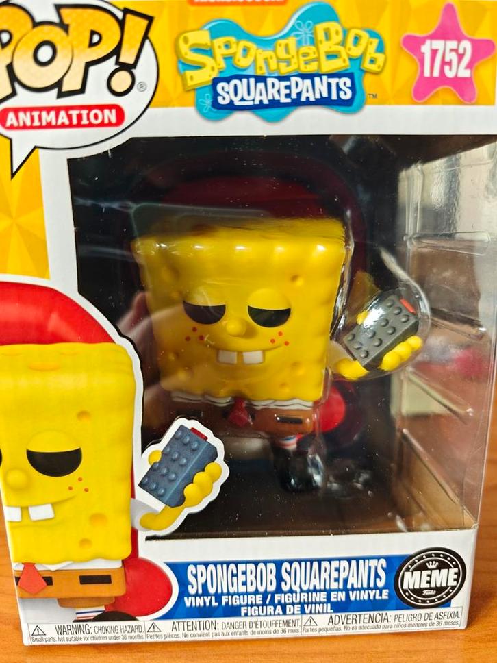 Funko Pop! Spongebob Meme #1752, Kinderen en Baby's, Speelgoed | Actiefiguren, Zo goed als nieuw, Ophalen of Verzenden