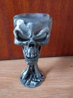 Doodskop skull gotic kaars waxinelicht, Huis en Inrichting, Ophalen of Verzenden, Zo goed als nieuw, Overige materialen, Minder dan 25 cm