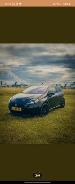 Fiat Punto 1.4 16V Turbo 3DR 2007 Zwart 180pk, Auto's, Fiat, Voorwielaandrijving, 15 km/l, 4 cilinders, Origineel Nederlands