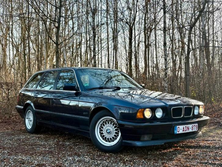 BMW 525i Touring E34, M50B25TU, Handgeschakeld, Vol opties!, Auto's, BMW, Particulier, 5-Serie, ABS, Airconditioning, Boordcomputer