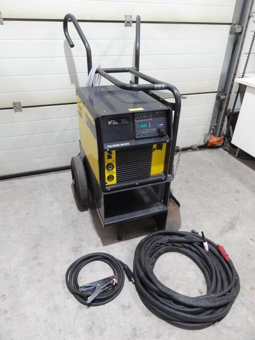 Tig lasapparaat Esab Tig 3000I AC/DC Puls, Doe-het-zelf en Verbouw, Gereedschap | Lasapparaten, Zo goed als nieuw, Tig, 250 ampère of meer