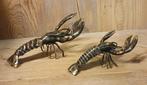 KREEFTEN / BRONS / KREEFT / 2 MATEN, Ophalen of Verzenden, Beeldje of Figuurtje