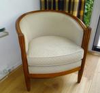 Vintage Engelse clubfauteuil, Huis en Inrichting, Ophalen, Hout, Minder dan 75 cm, Zo goed als nieuw