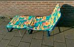 Strandbed,Stretcher,Campingbed,Ligbed,tuinbed,1960,Strechbed, Caravans en Kamperen, Caravan accessoires, Ophalen of Verzenden