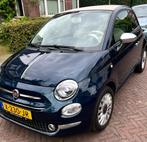 Fiat 500C 1.2 69pk 2016 Blauw, Voorwielaandrijving, 4 cilinders, Cabriolet, Handgeschakeld