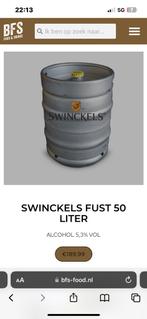 SWINKELS 50L biervat fust twv €189 4 beschikbaar, Hobby en Vrije tijd, Ophalen of Verzenden, Zo goed als nieuw