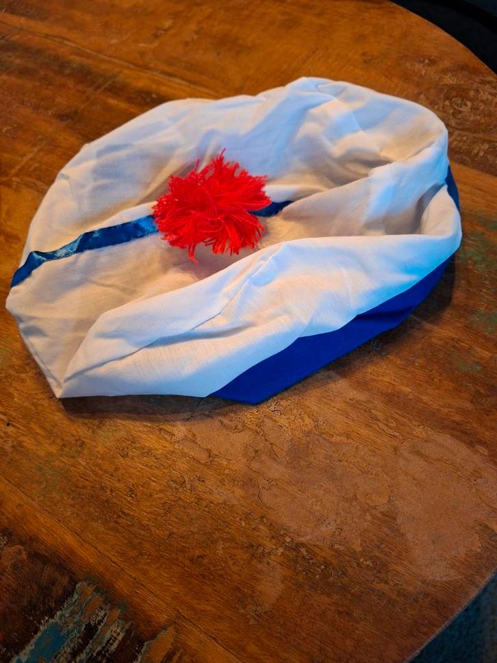 Carnavals Matrozen Muts, matroos, Kleding | Heren, Overige Herenkleding, Zo goed als nieuw, Ophalen of Verzenden