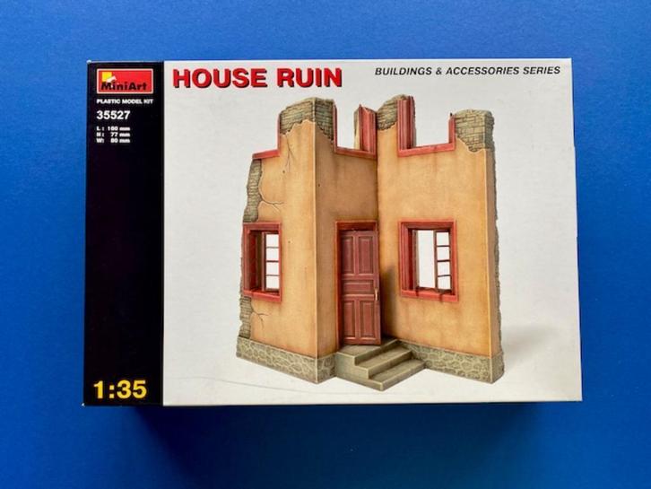 MiniArt	35527	House ruin	1/35, Hobby en Vrije tijd, Modelbouw | Figuren en Diorama's, Nieuw, 1:35 tot 1:50, Verzenden
