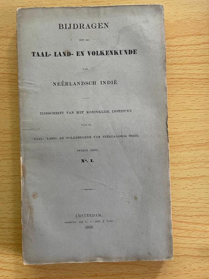 Bijdragen tot de Taal-, Land- en Volkenkunde van Ned-Indië 2, Boeken, Overige Boeken, Gelezen, Ophalen of Verzenden