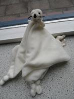 Knuffeldoek wit velours met zeehond zeehondje merkToi Toys, Ophalen of Verzenden, Zo goed als nieuw, Overige typen