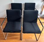 Harvink eetkamerstoelen 4 stuks, Huis en Inrichting, Stoelen, Ophalen, Gebruikt, Zwart, Vier