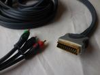 RGB Component kabel met Scart uiteinde, Ophalen, Zo goed als nieuw, 5 tot 10 meter, Scartkabel