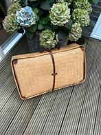 Antieke franse rieten koffer 1920 70x40x30 cm izgst, Antiek en Kunst, Curiosa en Brocante, Ophalen