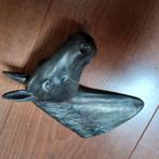 Bronzen paardenhoofd  antiek, Huis en Inrichting, Woonaccessoires | Wanddecoraties, Ophalen of Verzenden, Gebruikt