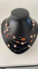 mooie ketting van het merk: AZONE, Overige materialen, Verstelbaar, Bruin, Ophalen of Verzenden