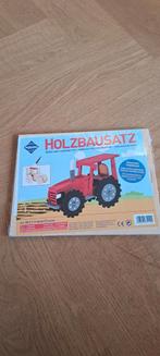 Houten Tractor Bouwpakket - Nieuw in Verpakking, Overige merken, Auto, Groter dan 1:32, Nieuw