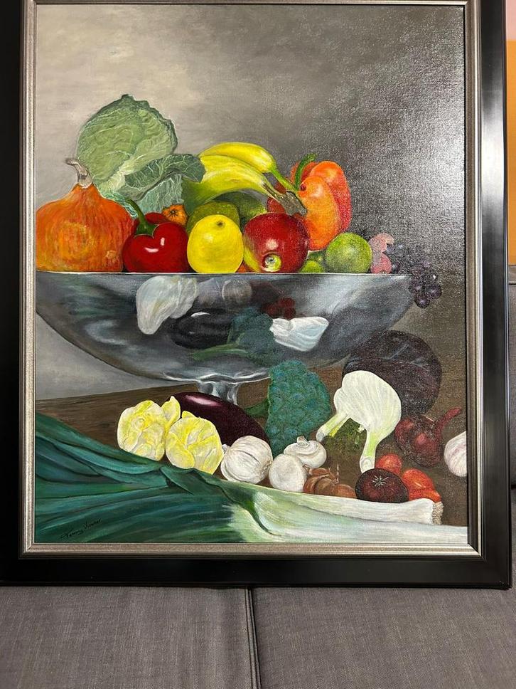 Stilleven met Fruit en Groenten, Antiek en Kunst, Kunst | Schilderijen | Klassiek, Ophalen