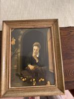 Schilderij/ plat Meisje aan het venster, Ophalen of Verzenden