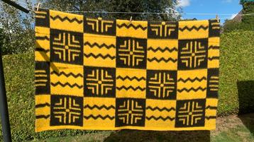 Vintage zgan PvZ zuiver wollen 2 pers Deken orig jaren 70 beschikbaar voor biedingen