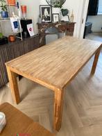 Massief eiken eettafel van Woood, Huis en Inrichting, Tafels | Eettafels, Ophalen, Gebruikt, 100 tot 150 cm, Eikenhout