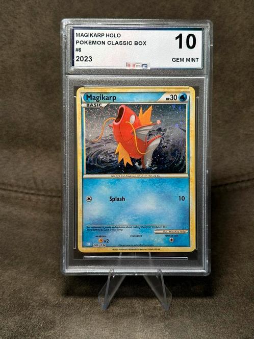 UCG 10 Graded Magikarp #6 006/034 TCG Classic Blastoise Deck, Hobby en Vrije tijd, Verzamelkaartspellen | Pokémon, Nieuw, Losse kaart