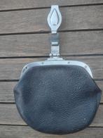Antieke vintage portemonnee groot formaat met hangstel, Ophalen of Verzenden, Gebruikt