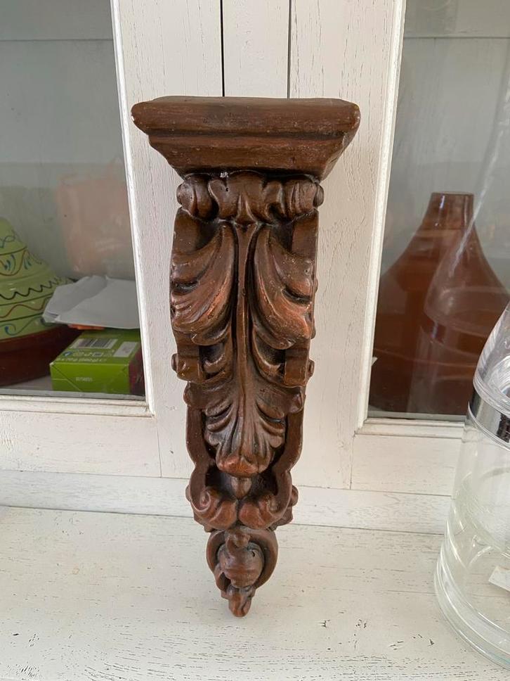 Antieke gipsen Muurconsole, Huis en Inrichting, Woonaccessoires | Wanddecoraties, Gebruikt, Ophalen