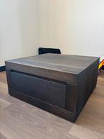 Goossens Eikenhouten salontafel 70x70, Huis en Inrichting, Tafels | Salontafels, 100 tot 150 cm, Eikenhout, Minder dan 50 cm, Rechthoekig