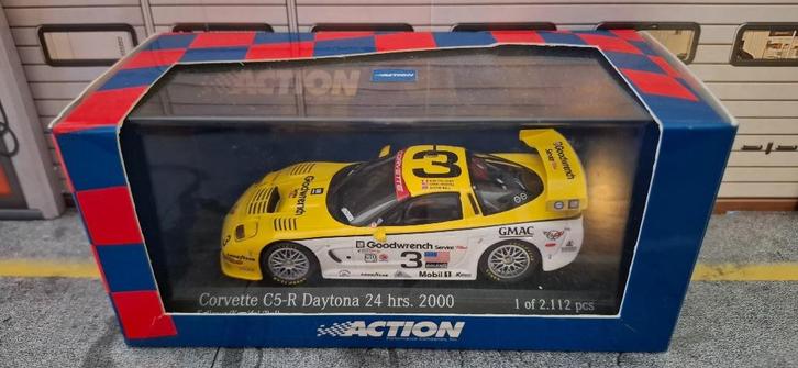 1.43 chevrolet corvette c5-r daytona 24 hrs 2000 #3, Hobby en Vrije tijd, Modelauto's | 1:43, Zo goed als nieuw, Auto, Overige merken