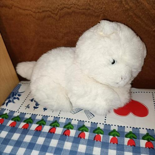 Lieve witte kat / kitten knuffel dementie 19 cm, Kinderen en Baby's, Speelgoed | Knuffels en Pluche, Ophalen of Verzenden