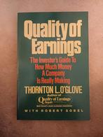 Quality of Earnings - Thornton L. O'Glove, Ophalen of Verzenden, Zo goed als nieuw, Geld en Beleggen, Thornton L. O'Glove