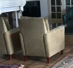 Geweldig stel! Twee klassieke luxe fauteuils, Ophalen, Gebruikt, 75 tot 100 cm, Stof
